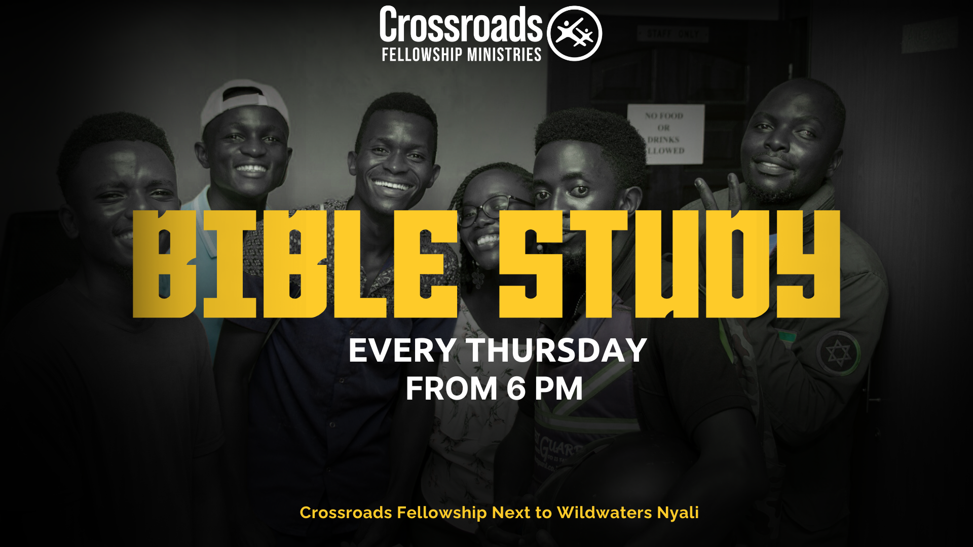 Bible study at Crossroads Fellowship Ministries Church in Nyali Mombasa Kenya